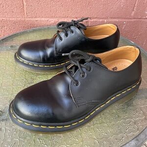 Dr Martens 1461 Black Leather Oxford Shoes Size 7 Woman’s